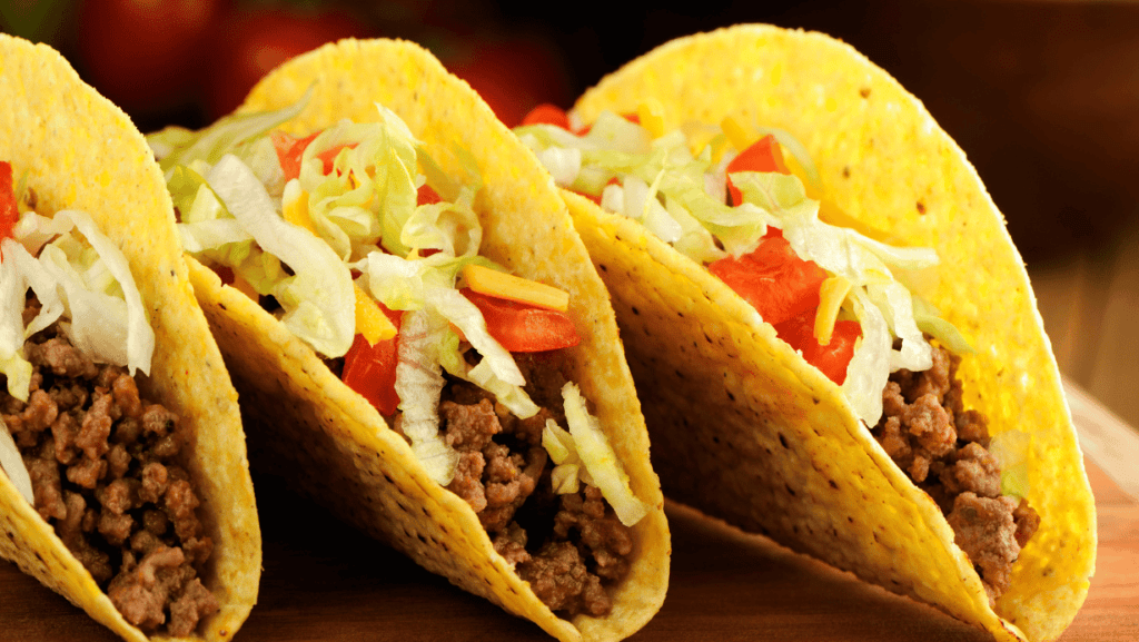 Tacos Vegetarianos 3 taco vegetariano feijao