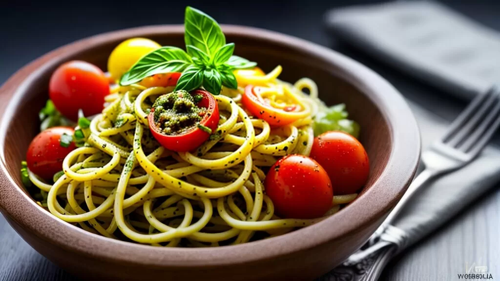 Benefícios da Salada de Macarrão com Pesto e Tomate