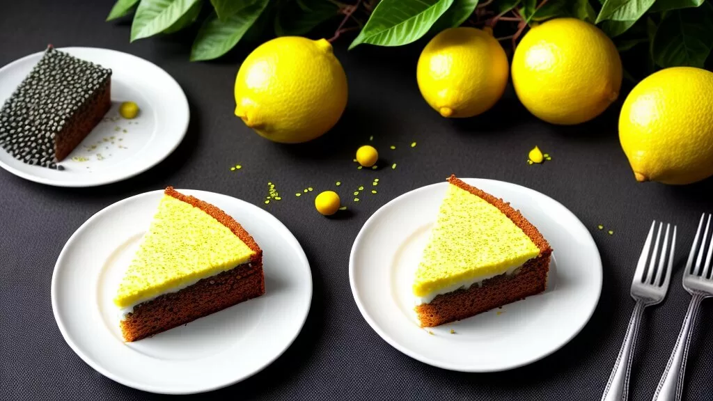 Bolo Diet de Limão com Sementes