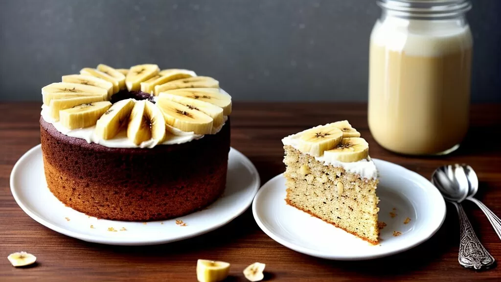 Bolo Fitness de Banana e Aveia
