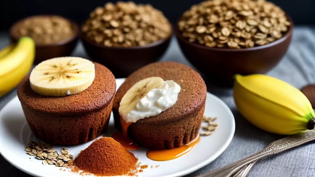 Bolo Fitness de Banana e Aveia