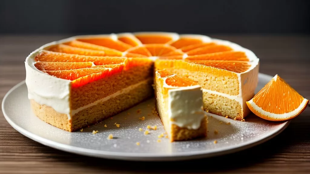 Bolo Fitness de Laranja sem Glúten