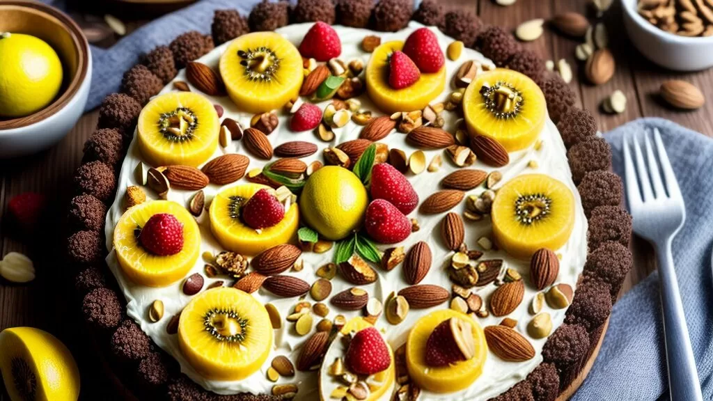 Bolo Fitness de Maracujá com Castanhas