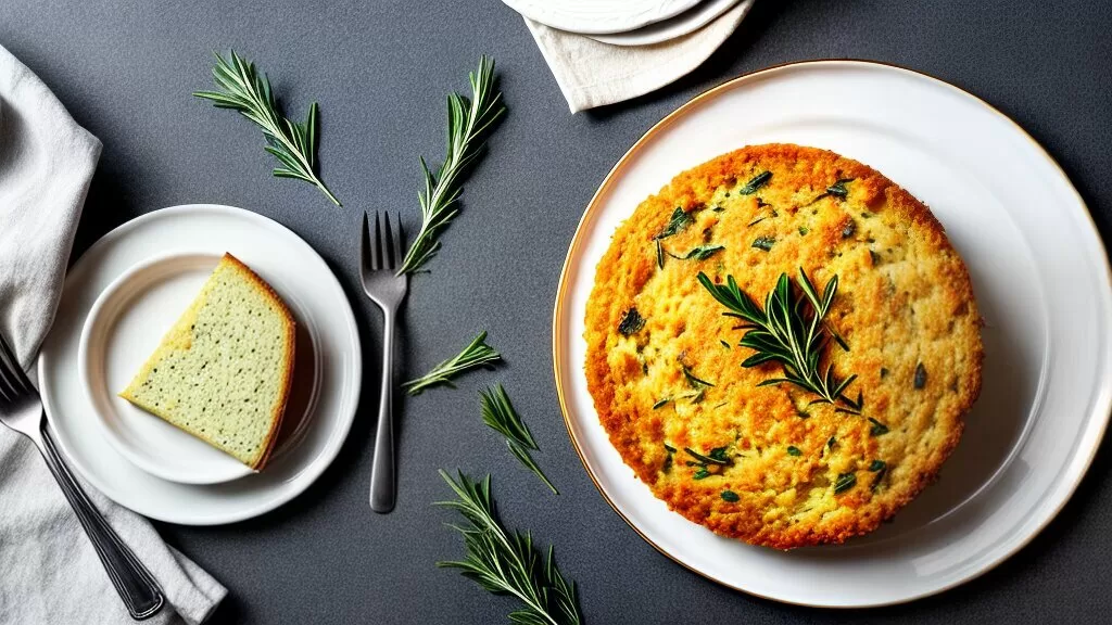 Bolo Salgado de Queijo e Ervas