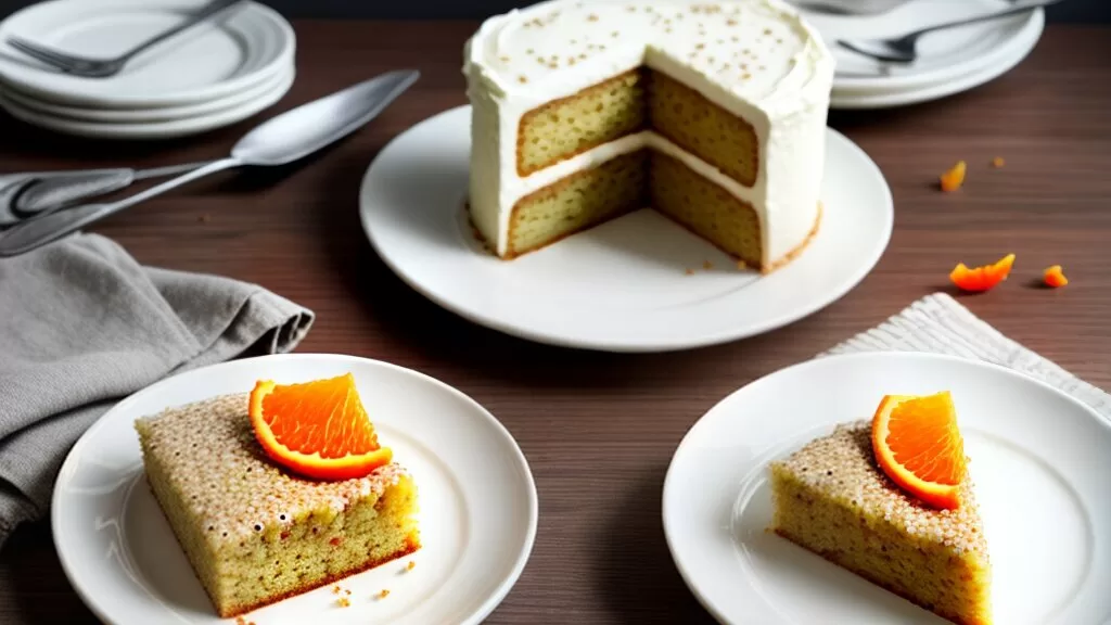 Bolo de Laranja com Chia