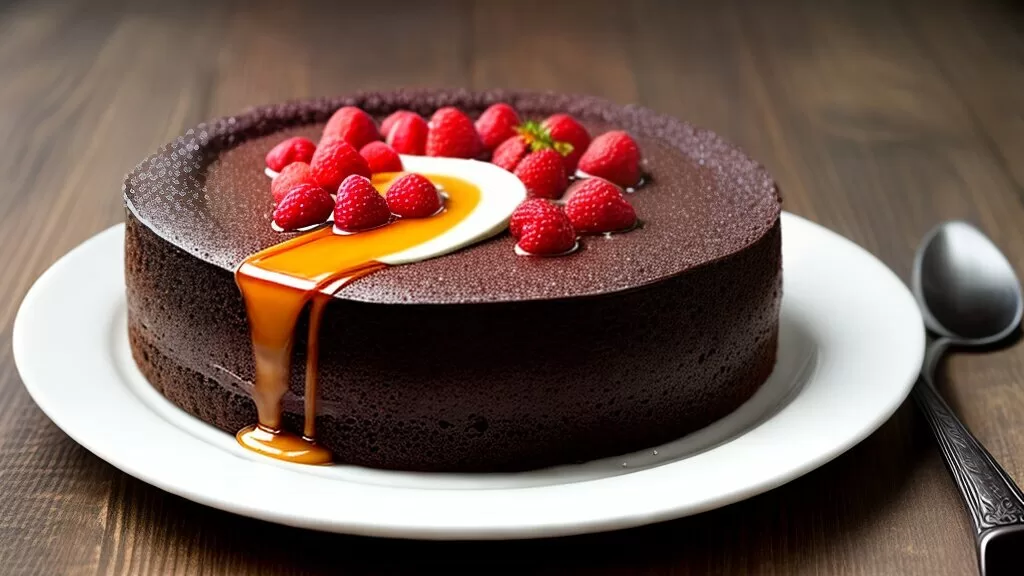 Bolo de chocolate e alfarroba