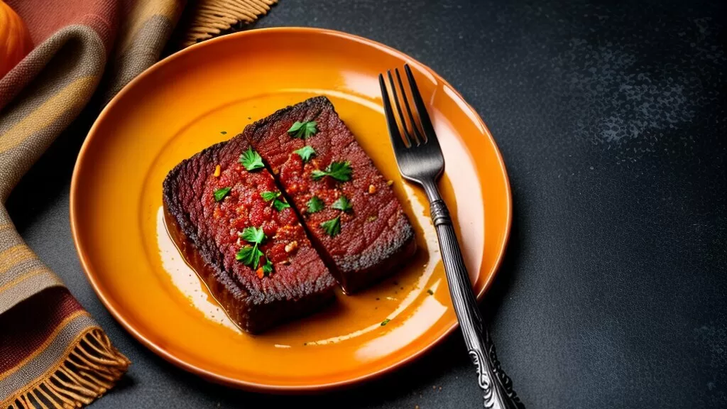 Bolo salgado de carne seca com abóbora