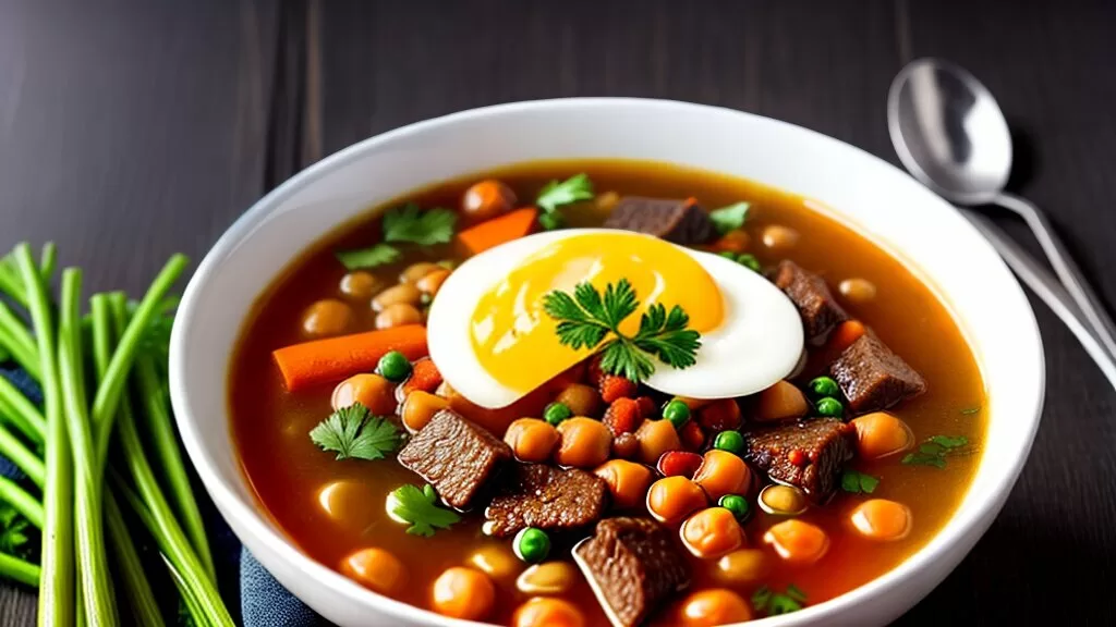 Caldo de Carne como opção vegetariana