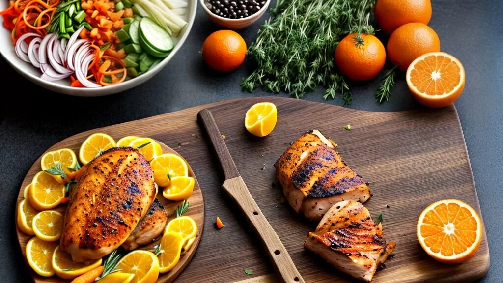 Frango inteiro, cenouras, cebolas, alho, salsão, alecrim, tomilho, pimenta e louro Frango inteiro, cenouras, cebolas, alho, salsão, alecrim, tomilho, pimenta e louro