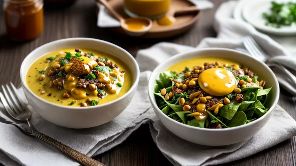 Molho de mostarda e mel para saladas