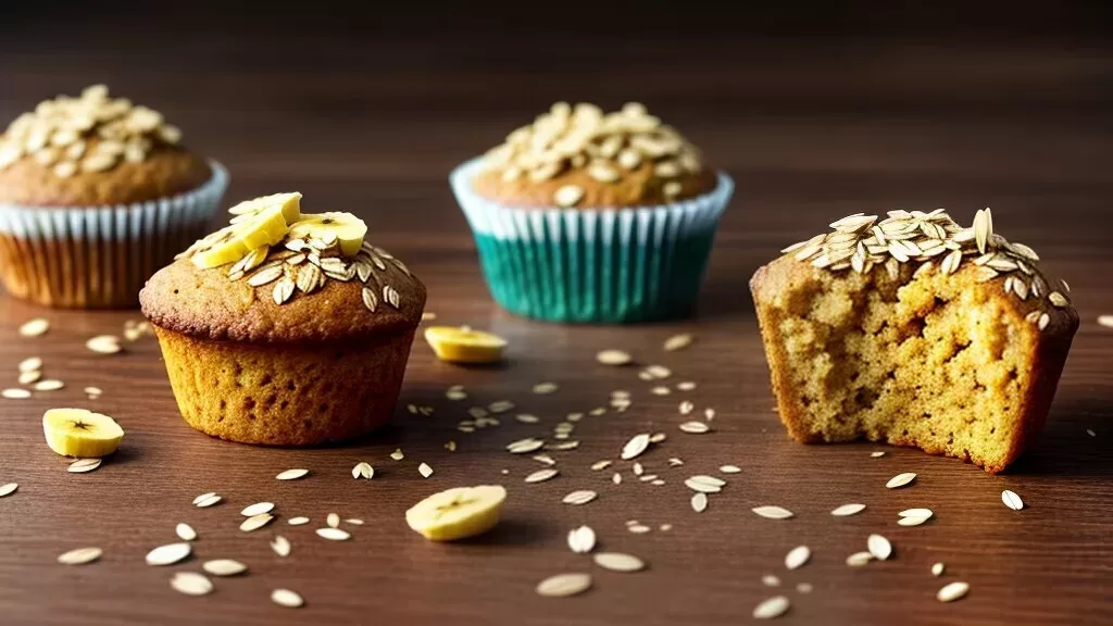 Muffin de Banana e Aveia