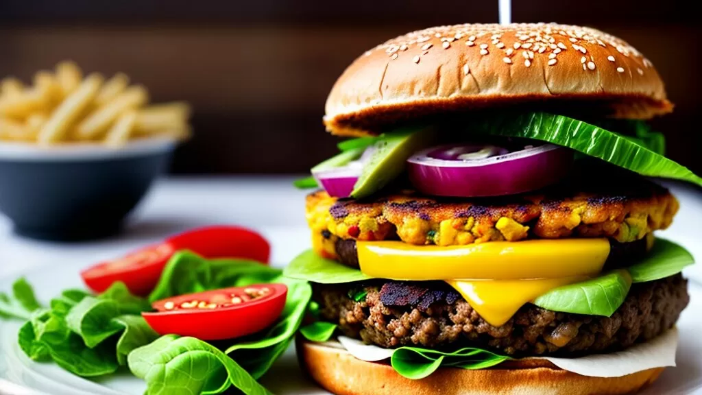 Receita de Hambúrguer Fitness de Grão-de-Bico