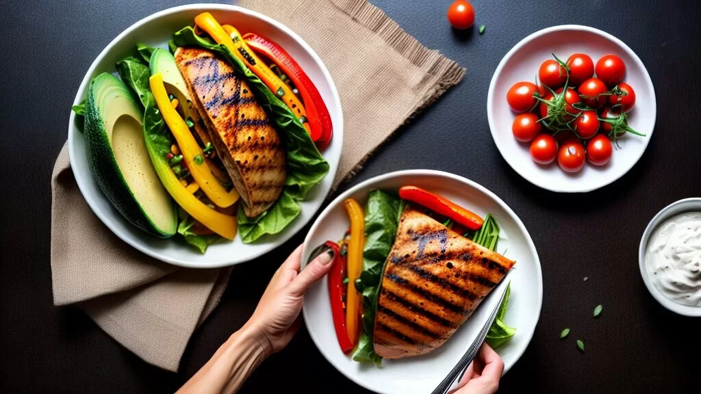 Receita de Wrap de Frango Fitness