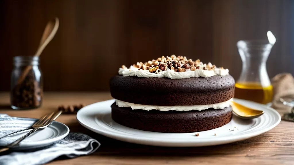 Receita do Bolo Fitness de Nozes e Cacau