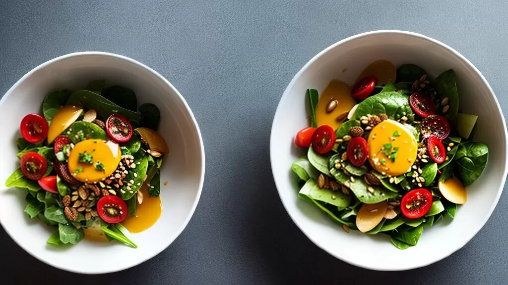 Salada com Molho de Mostarda e Mel