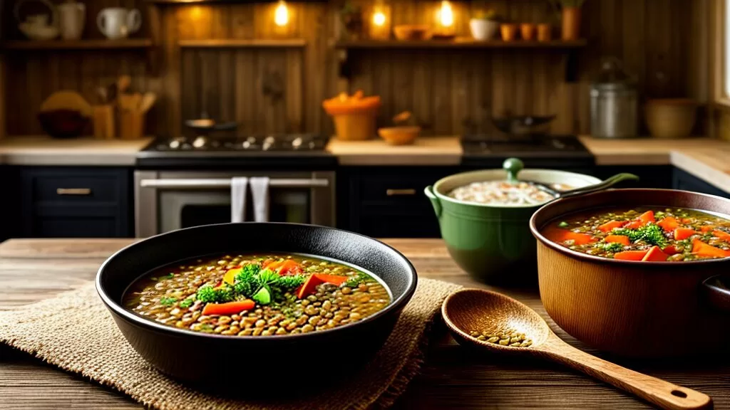 Sopa de lentilhas