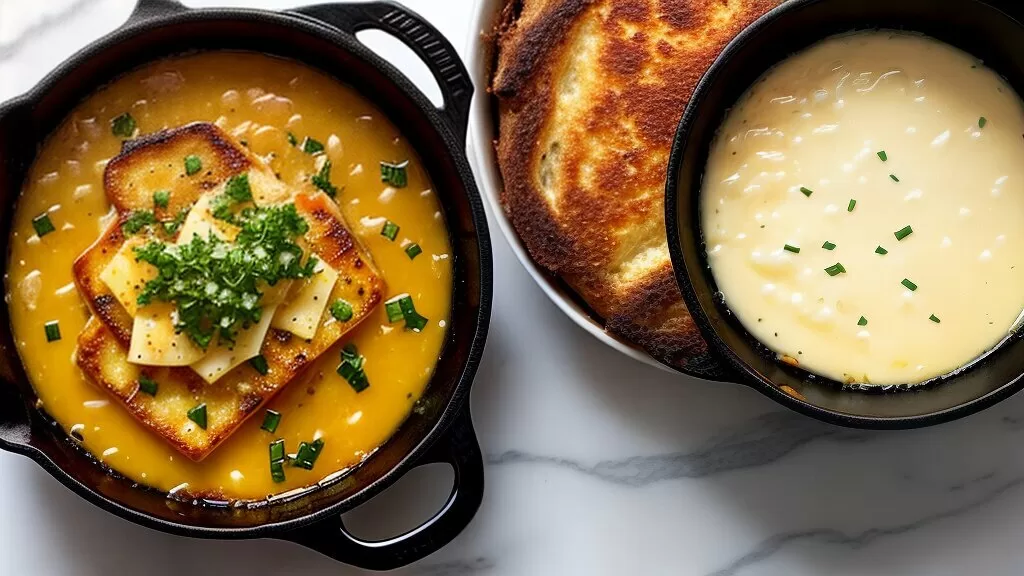 Sopa gratinada de cebola