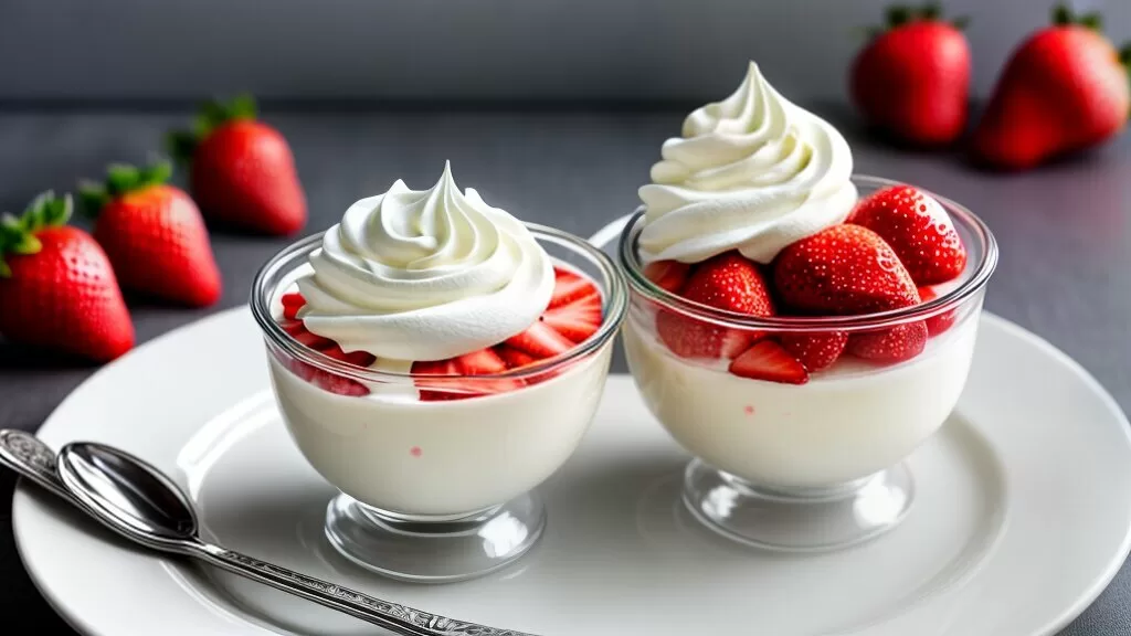 Taça de Morango e Creme