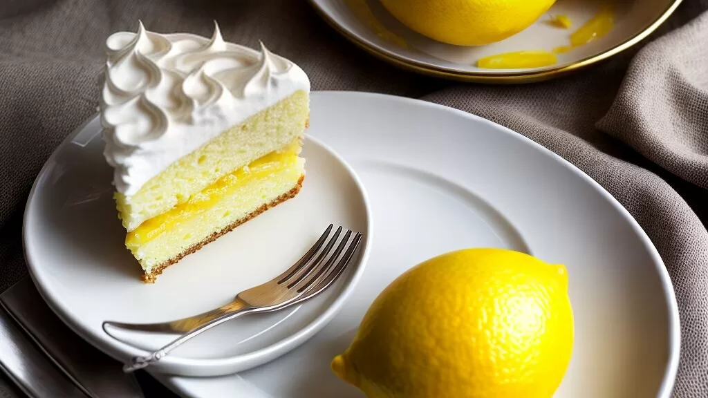 Torta de Limão com Merengue