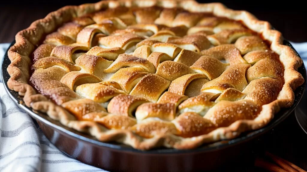 Torta de Maçã com Canela