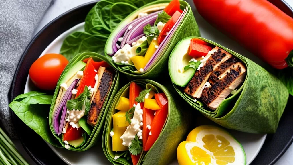 Variações do Wrap de Frango Fitness
