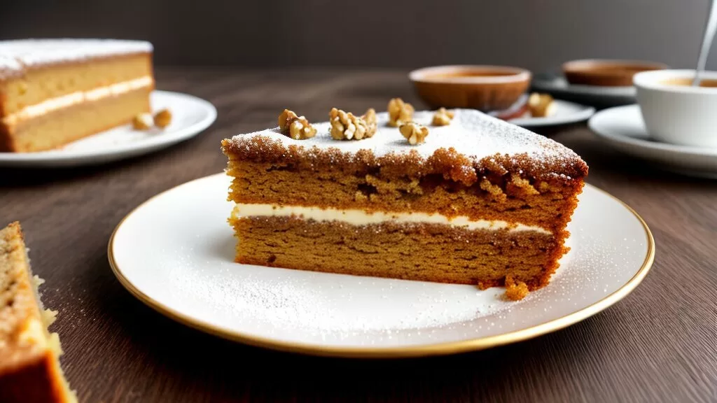 bolo de nozes com castanhas
