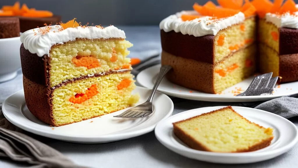 bolo diet de cenoura com cobertura