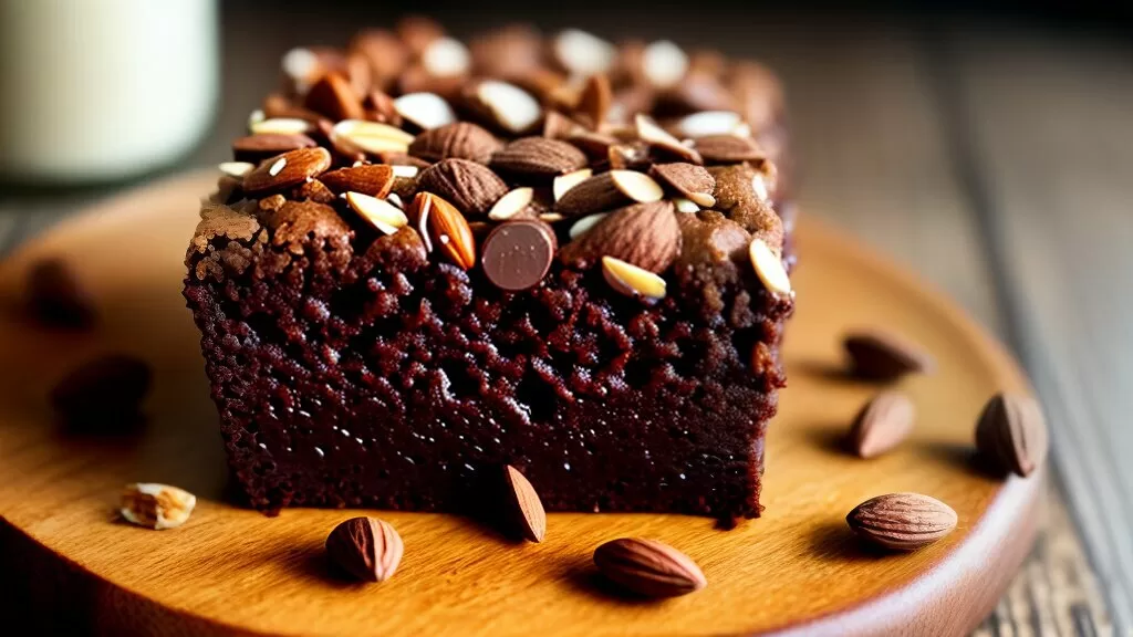 brownie fit com farinha de amêndoas