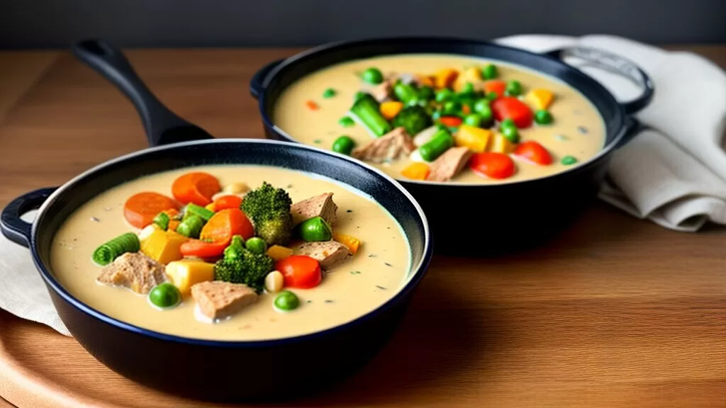 caçarola de frango com legumes