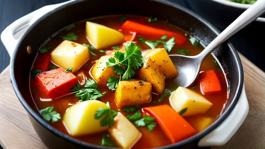 caldeirada de peixe com legumes