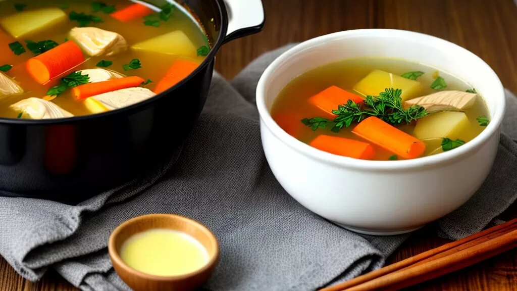 caldo de frango caseiro caldo de frango caseiro