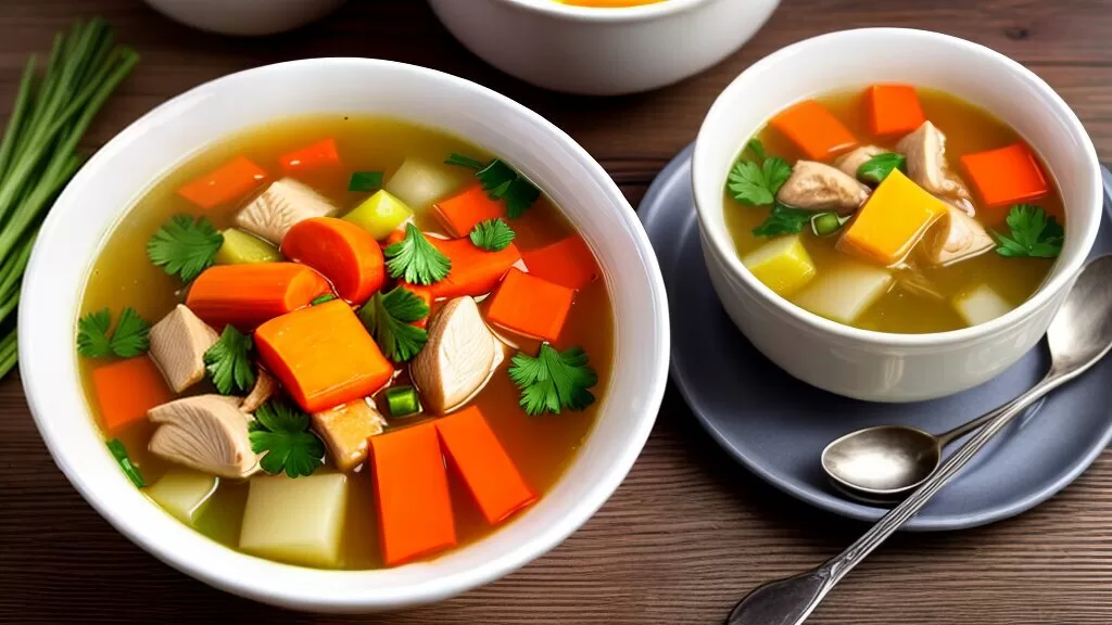 caldo de frango com legumes caldo de frango com legumes