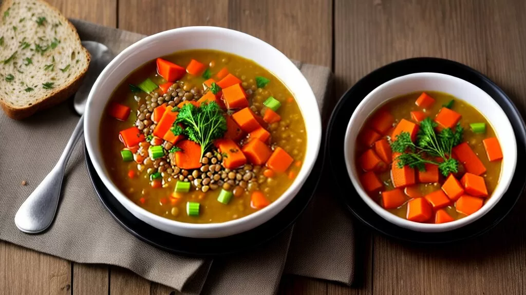 sopa de lentilhas