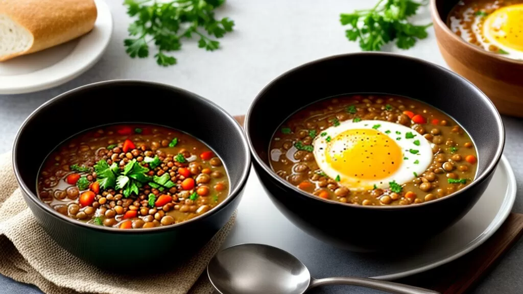 sopa de lentilhas