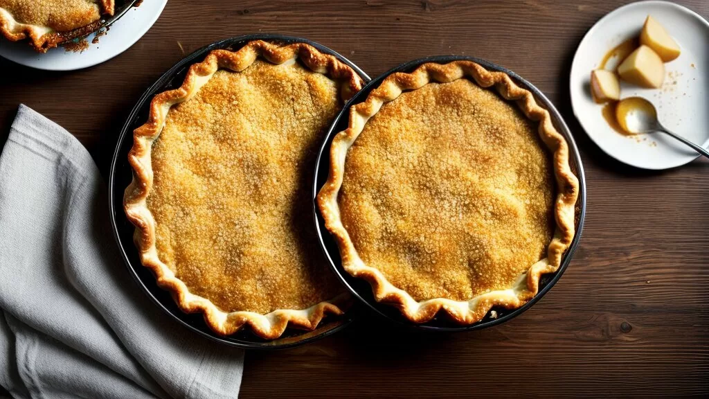 torta de maçã com canela