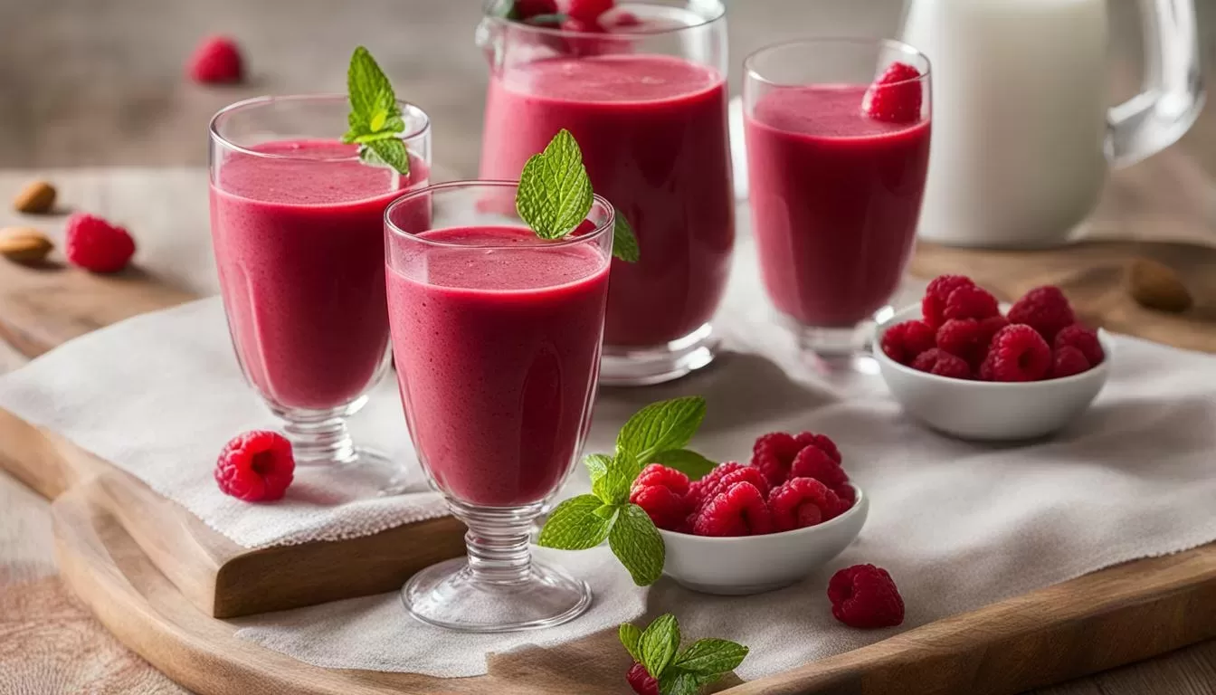 10. Smoothie de Framboesa