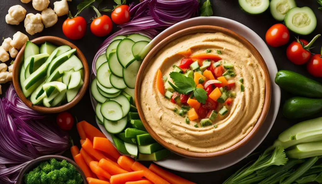 Acompanhamentos de hummus Acompanhamentos de hummus