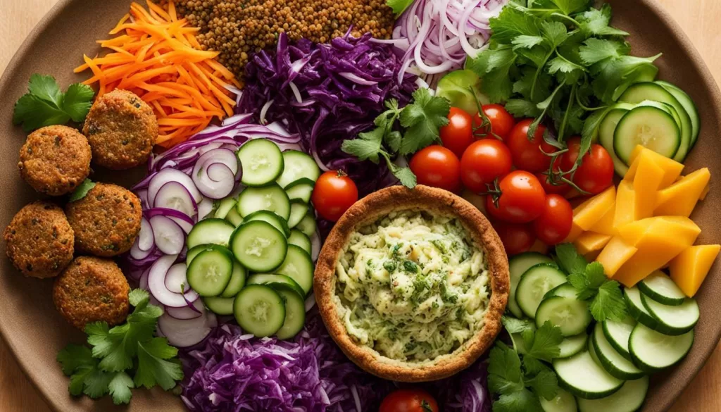Acompanhamentos para falafel