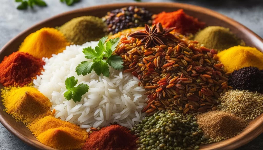 Arroz Marroquino com especiarias variadas