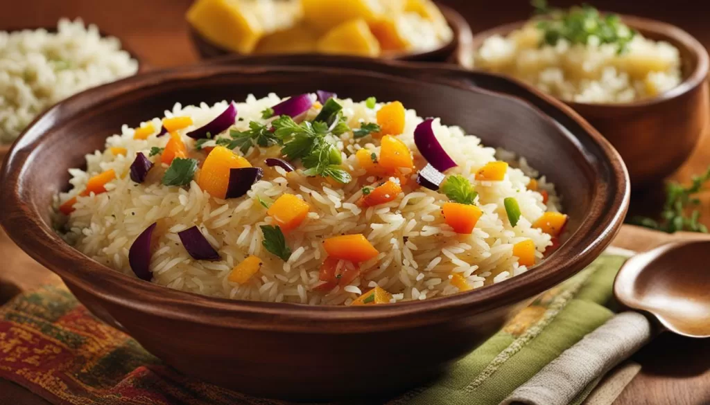 Arroz Marroquino como acompanhamento