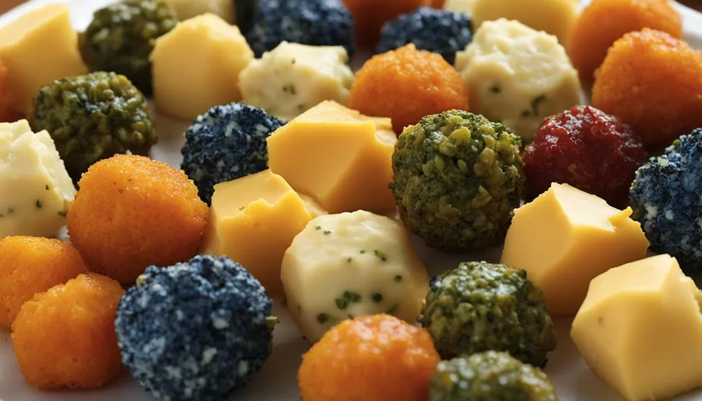 Bolinhas de Queijo com Variações de Sabores