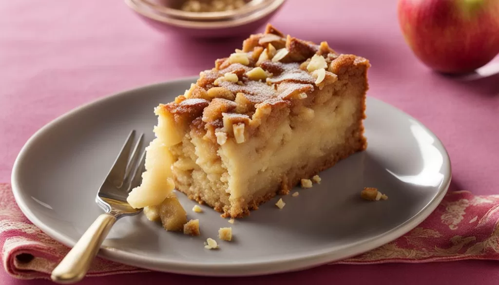 Bolo de maçã sem açúcar