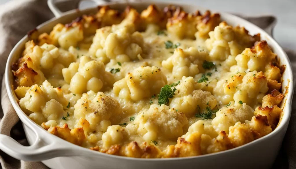 Couve-flor gratinada
