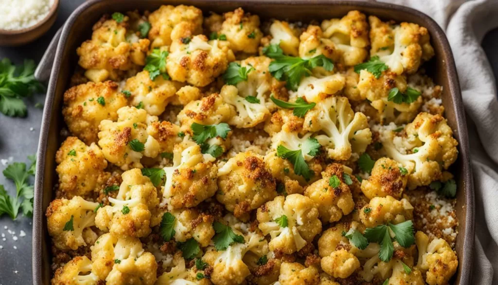 Couve-flor gratinada para diabéticos