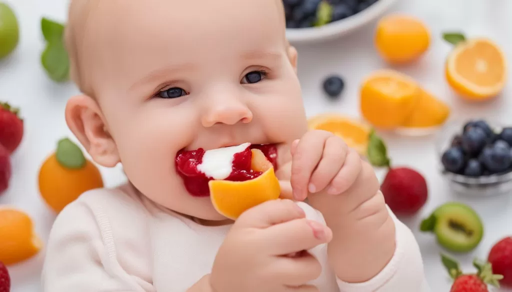 Cuidados ao oferecer papinha de frutas ao bebê