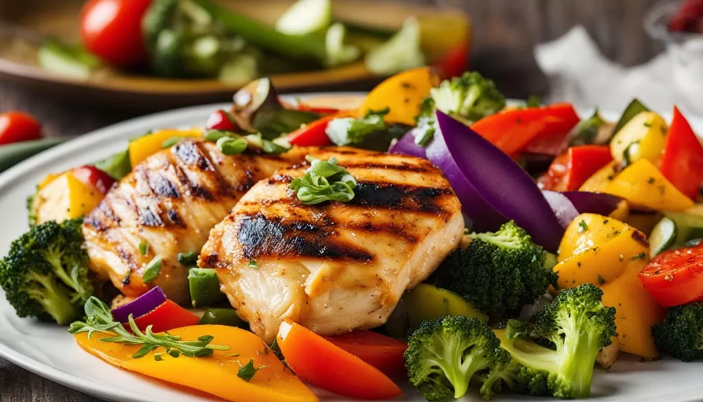 Frango com Legumes para Diabéticos
