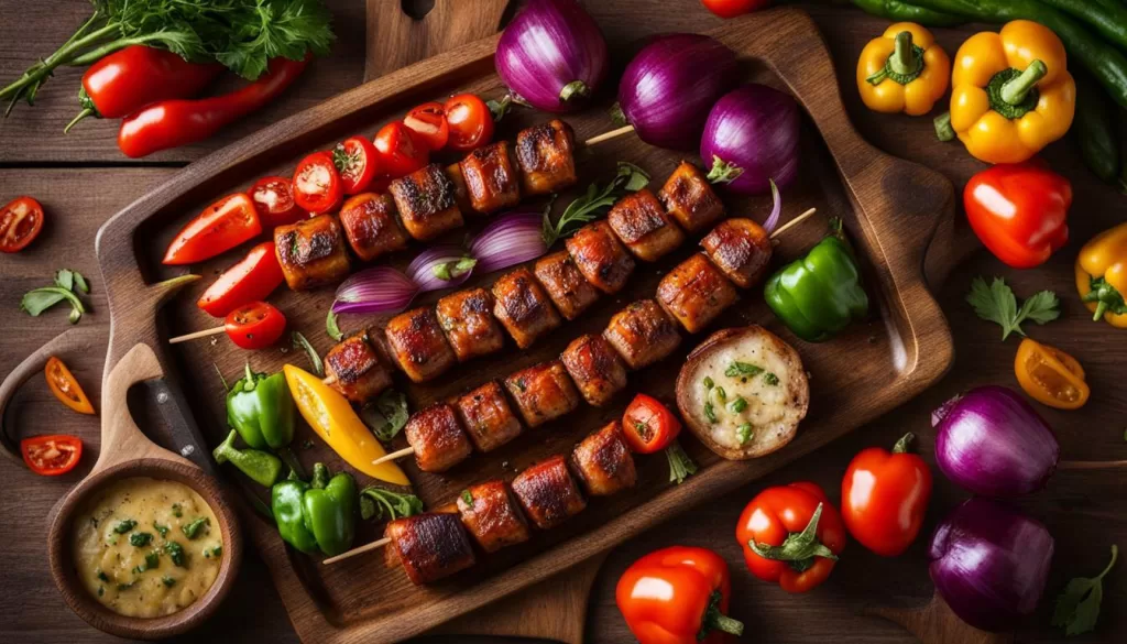 Ingredientes para Espetinhos de Salsicha