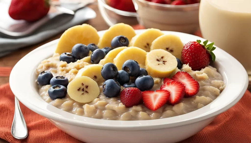 Mingau de Aveia com Frutas