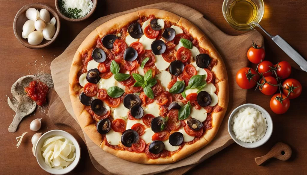 Montagem da Pizza Paulistana