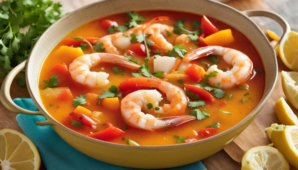Moqueca de Peixe e Camarão